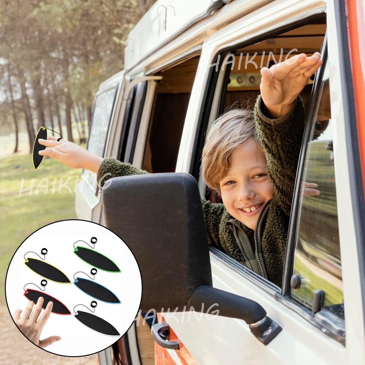 Mini Surfboard, 5 Pcs Finger Surf Boards for Boys and Girls Hone Surfer Skills, Surf Anywhere Anytime, Birthday Gift (5 Colors) image number 3