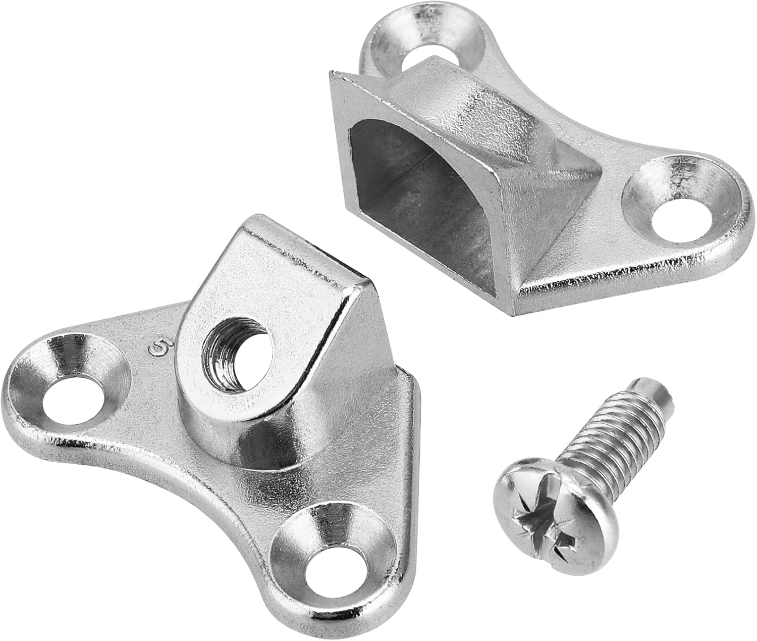 20 PCS Detachable Corner Brace, Butterfly Corner Code Bracket, Removable Corner Brace L Bracket Connector with Screws, Butterfly Shape Support Bracket for Wood, Furniture Leg, Frame, Silver image number 1