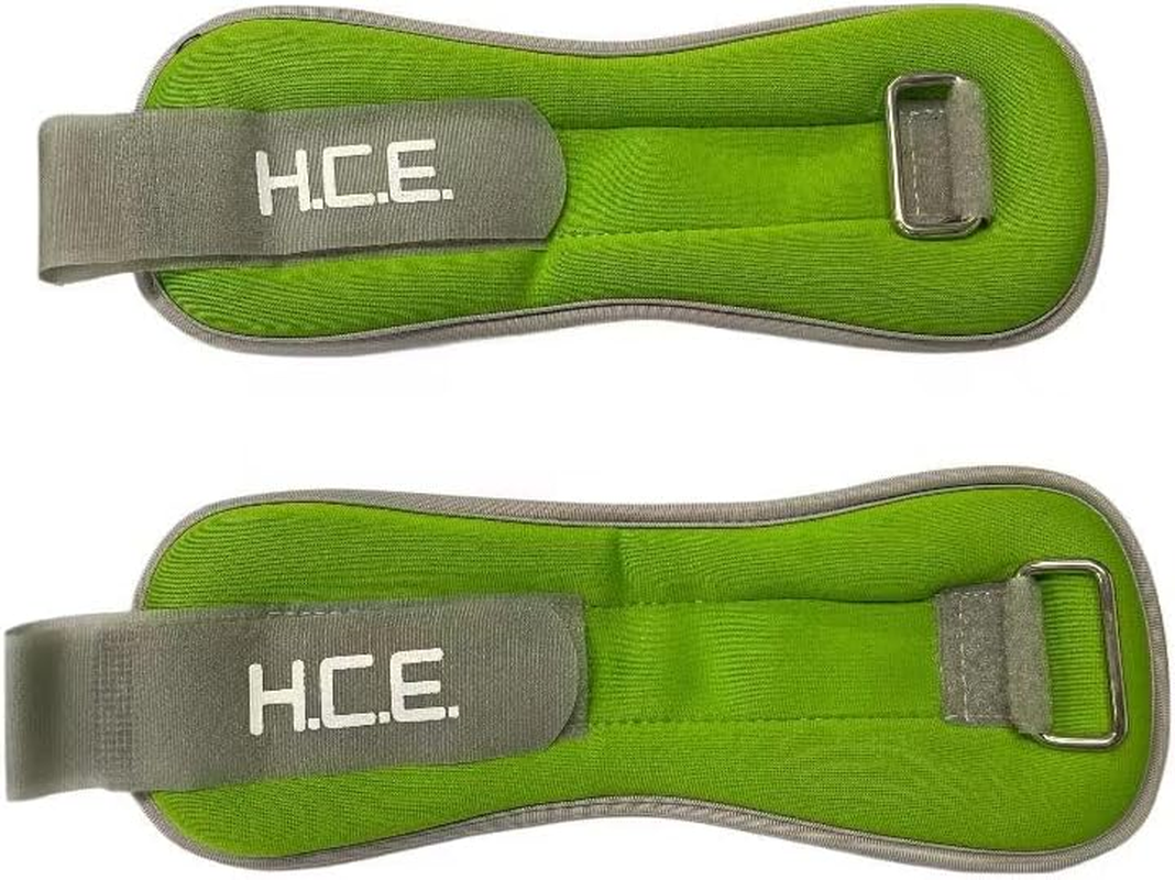 Ankle Arm Wrist Weights Straps by HCE - Fully Adjustable Fixed Weight for Arm, Hand & Leg - Best for Walking, Jogging, Gymnastics, Crossfit, Cardio Training, Aerobics Exercise (1KG to 4KG) - 3Kg (1.5Kgx2) image number 4