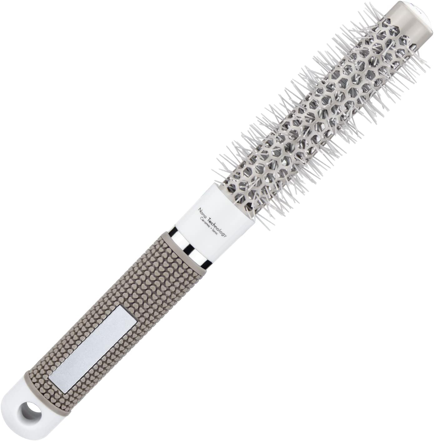 Small Hair round Brush, 0.75Inch Nano Technology Thermal Ceramic and Ionic round Barrel Hair Brush for Blow Drying, Styling, Curling, Adding Hair Volume