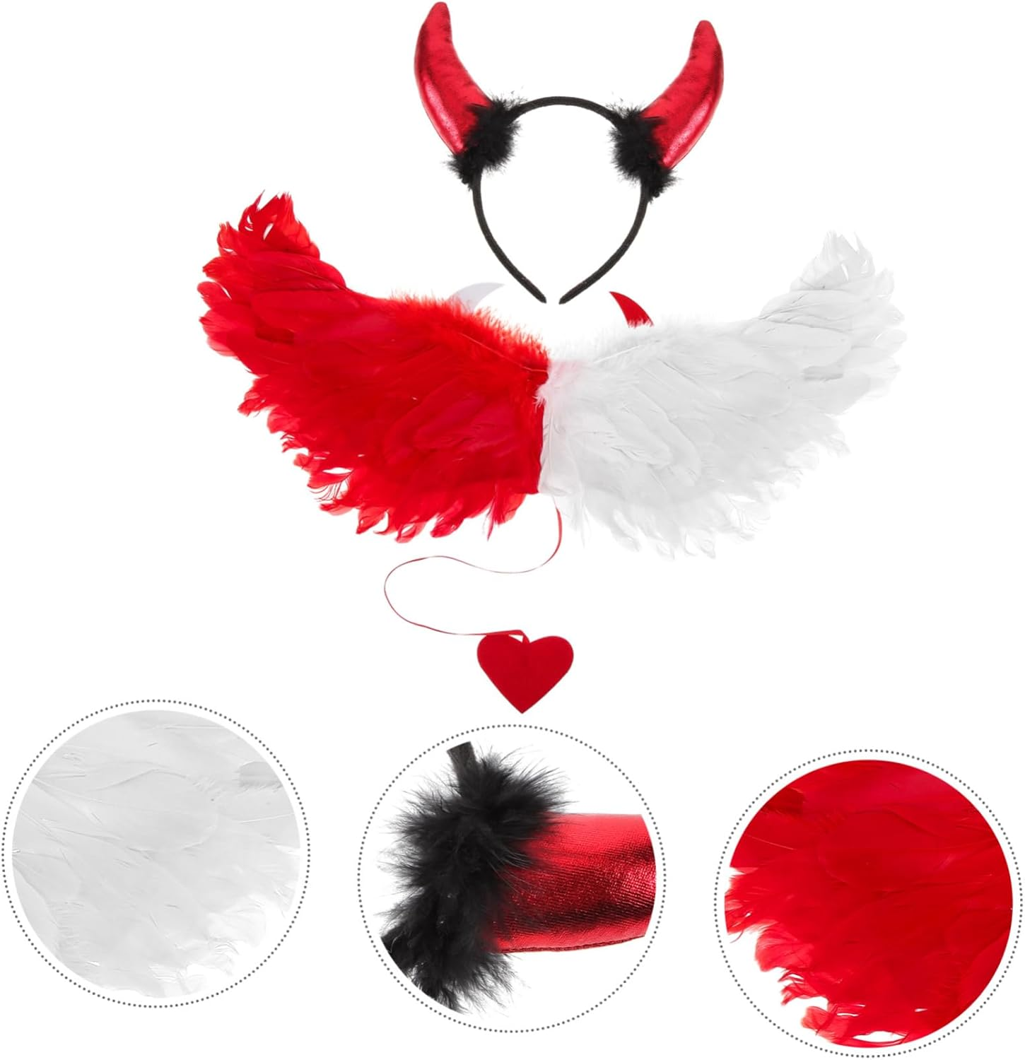 CHILDWEET 1 Set Halloween Costumes Wing Costume Party Wing Prop Party Costume Wing Prop Wing for Masquerade Wing Prop for Masquerade Wing Prop for Halloween Cosplay Headband