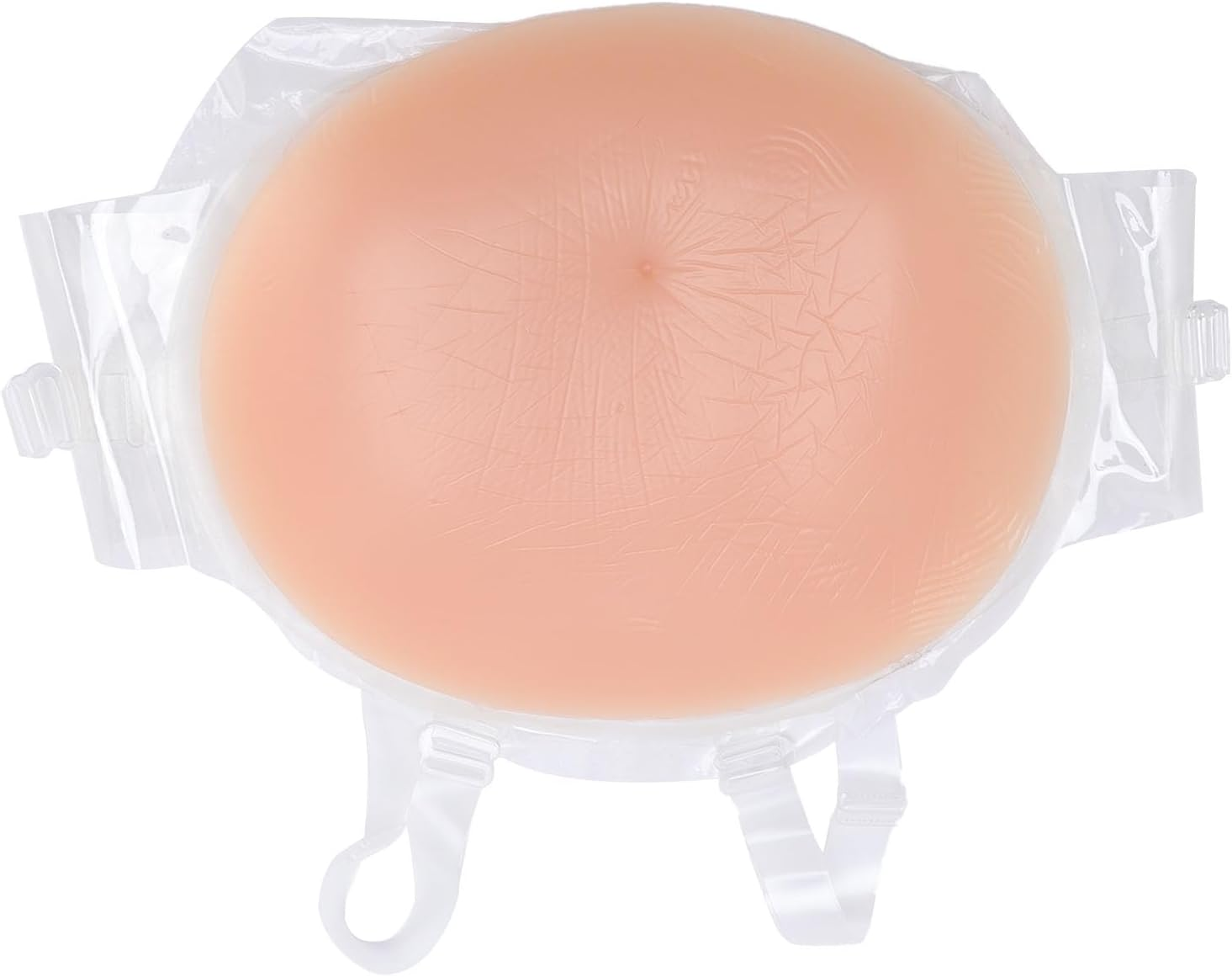 Fake Pregnant Belly, Silicone Fake Pregnancy Belly with Adjustable Strap, Artificial Prosthetic Baby Bump Costume, Tummy Photography Actor Performance Prop, Baby image number 1