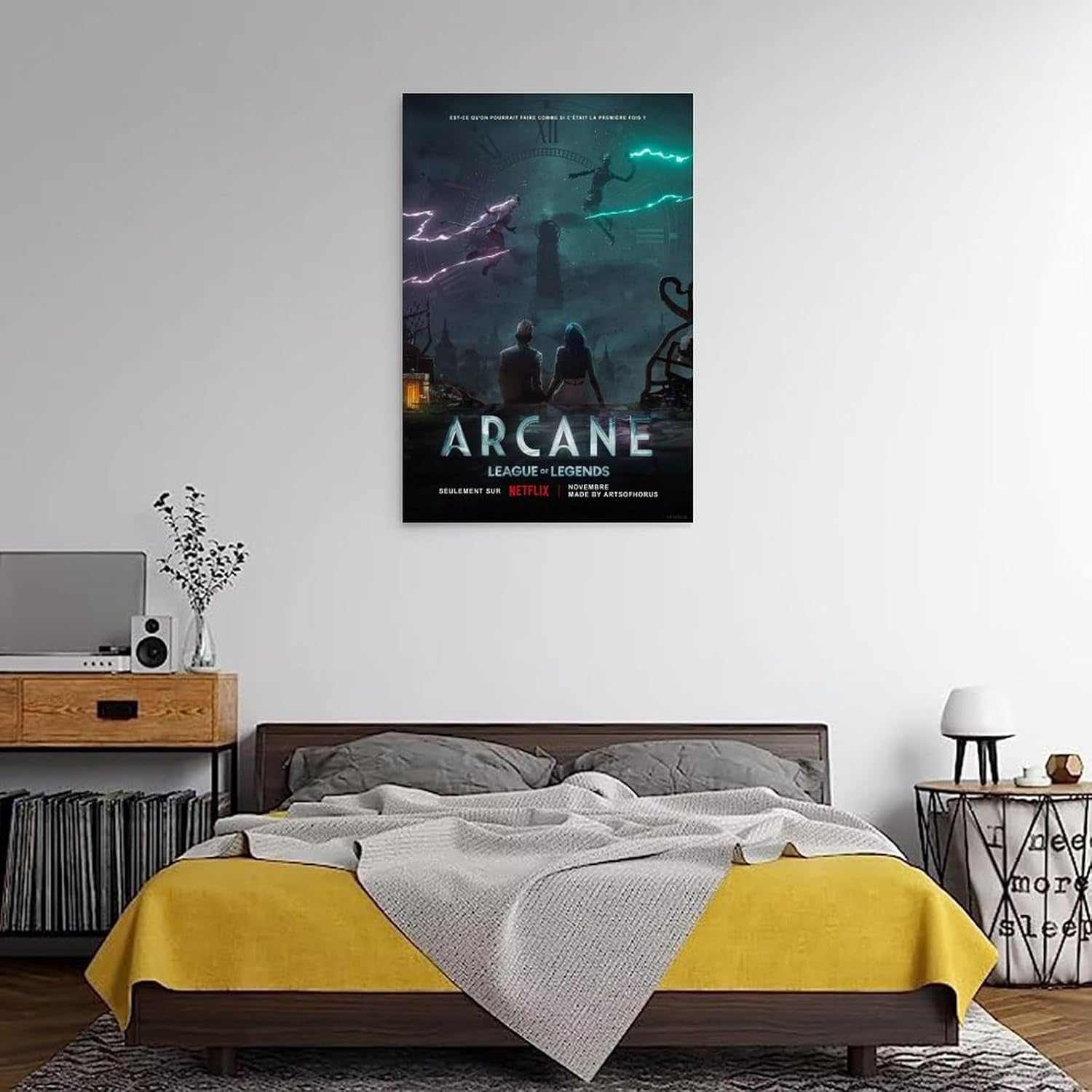 Anime Arcane Poster Poster Canvas Painting Wall Art Picture Home Decor Print for Bedroom Living Room Dorm Study Bar Office 08X12Inch(20X30Cm) image number 5