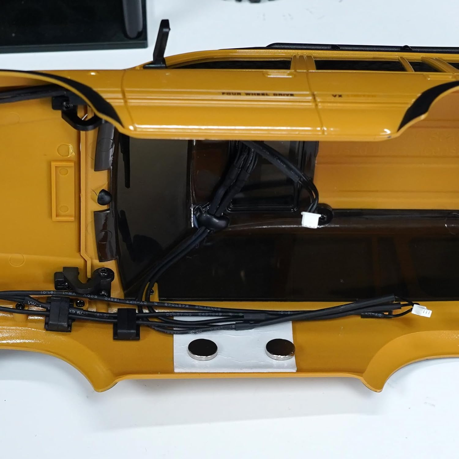 INJORA Magnetic Body Mount Invisible Body Post for FMS FCX18 LC80 1/18 RC Crawler Upgrade