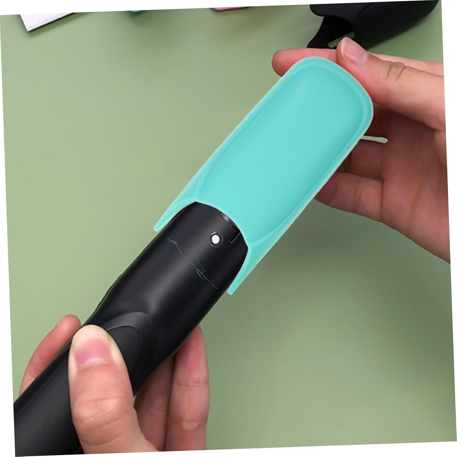 NOLITOY Hair Iron Protector Hair Iron Protector Cover Silicone Iron Cover Straightener Holder