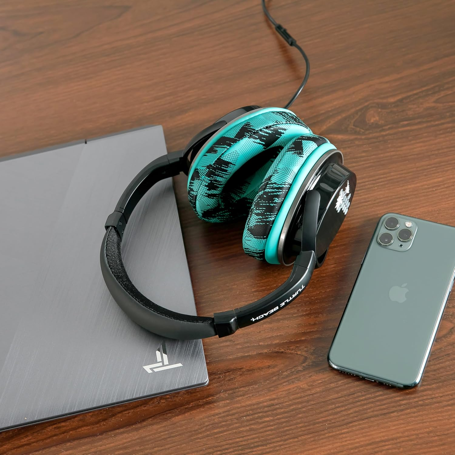 WC Padz - the Ultimate Upgraded Earpads by Wicked Cushions - Compatible with Audio Technica, Hyperx, Steelseries Arctis & More - Extra Thick - Bigger Opening - Softer Memory Foam | Speedracer Cyan image number 6