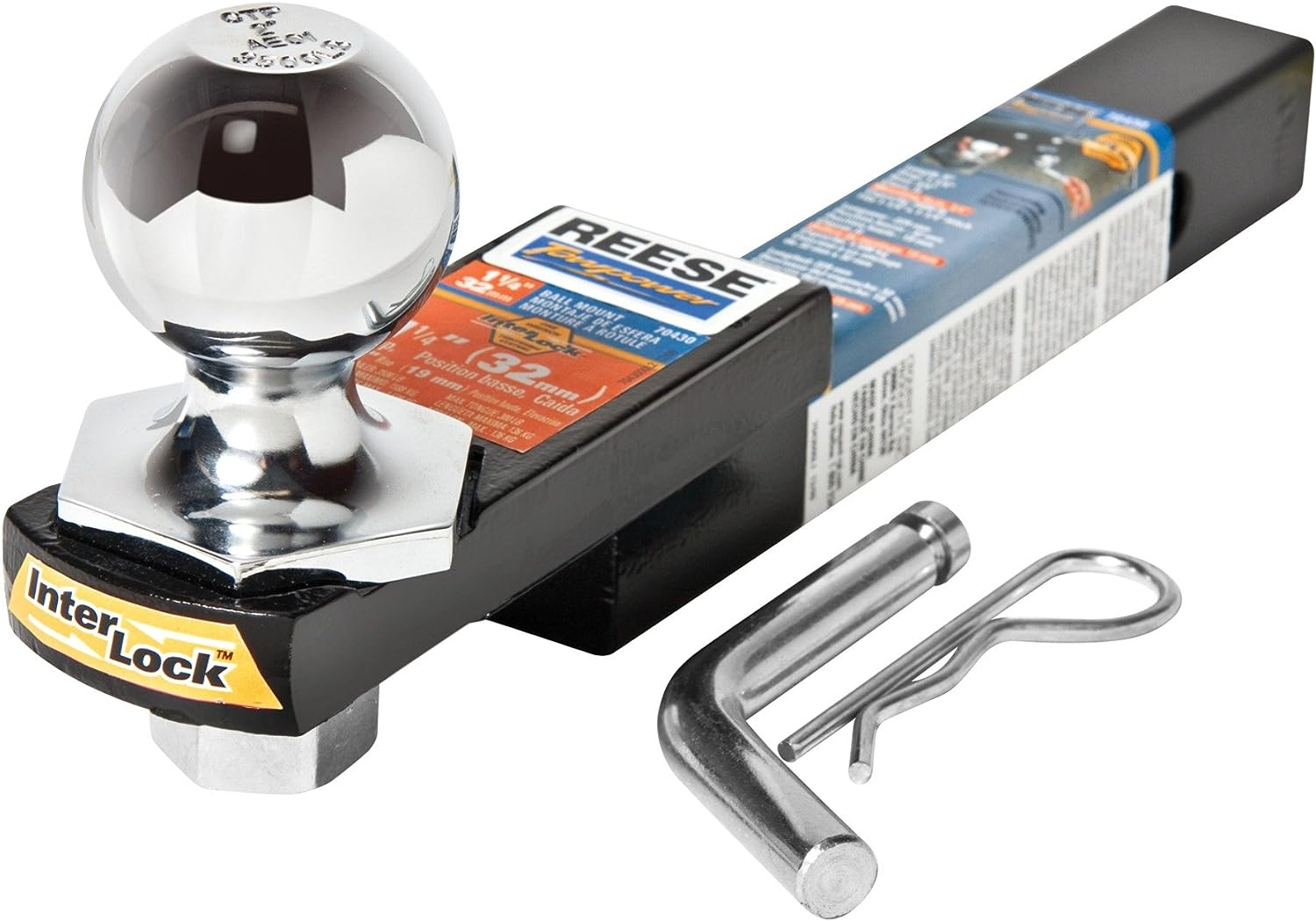 Reese Towpower 7043000 1-1/4" Class II Interlock Starter Kit, Black image number 5