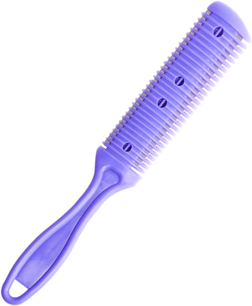 Hair Cutter Comb Double Side Haircut Scissors Stainless Steel for Both Long and Short Hair Self-Cut Thinning Scissors image number 2