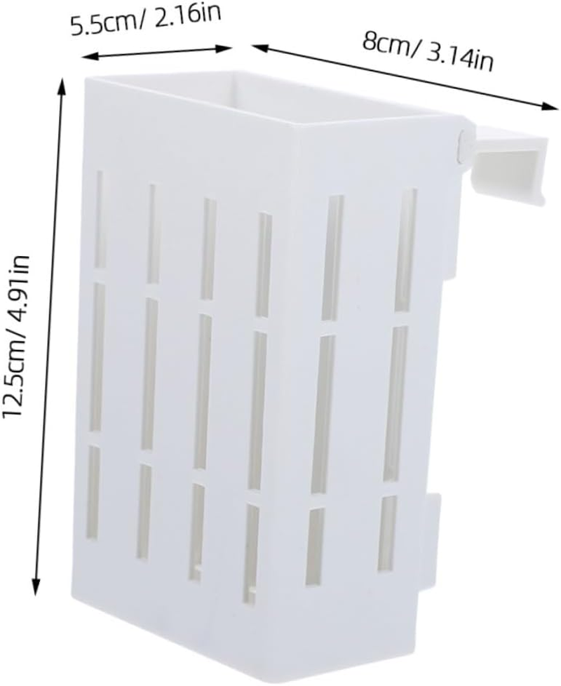 4Pcs Plastic Aquarium Plant Pots Live Plant Pot Hanging Holder for Fish Tank Decor for Aquatic image number 6