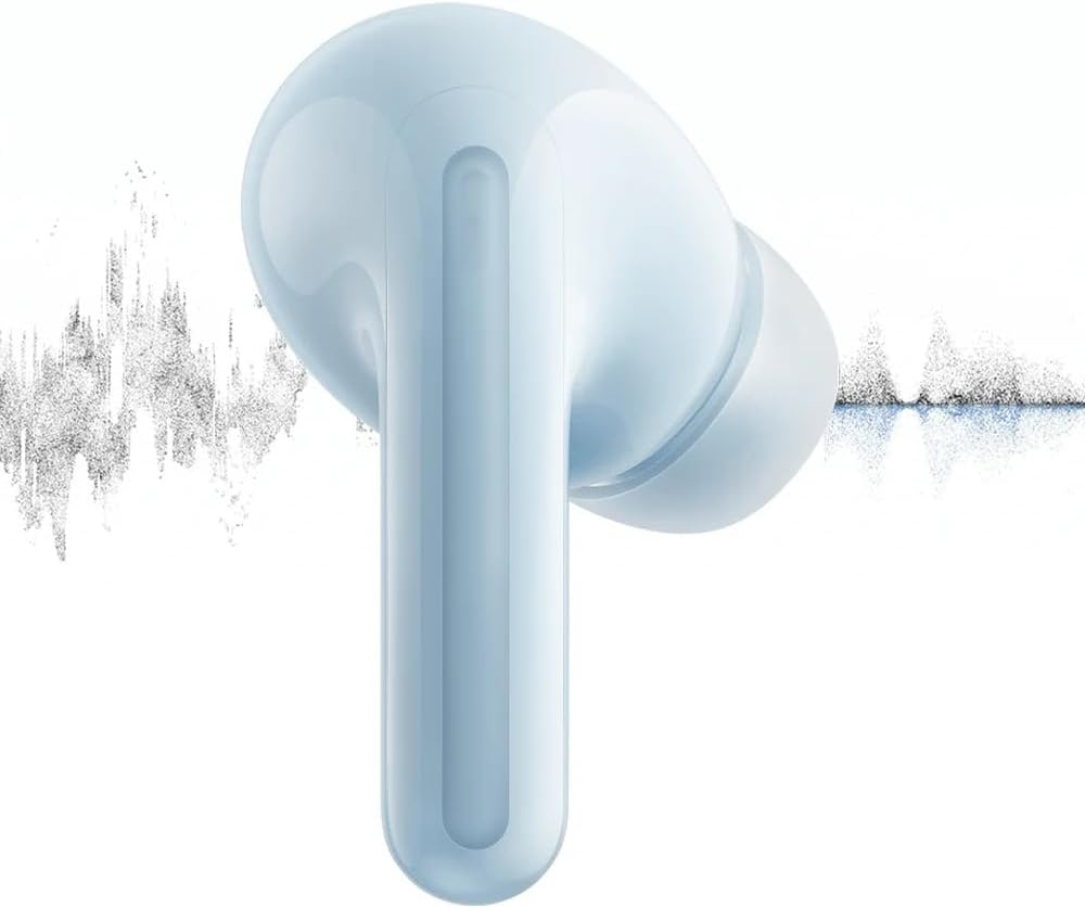 Xiaomi Redmi Buds 6 Lite Hybrid ANC Wireless Earbuds, Active Noise Cancellation up to 40 Db, 38 Hours Music Playback, Custom EQ Mode, Google Fast Pair Compatible, Fast Charging, Blue - Blue image number 5