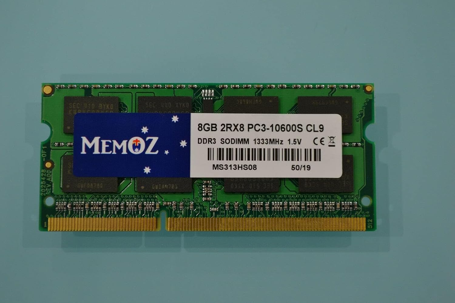 Memoz 8GB DDR3 1333Mhz Notebook PC3 10600 Laptop Memory 1.35/1.5V Sodimm Memoz 5 Years Warranty RAM