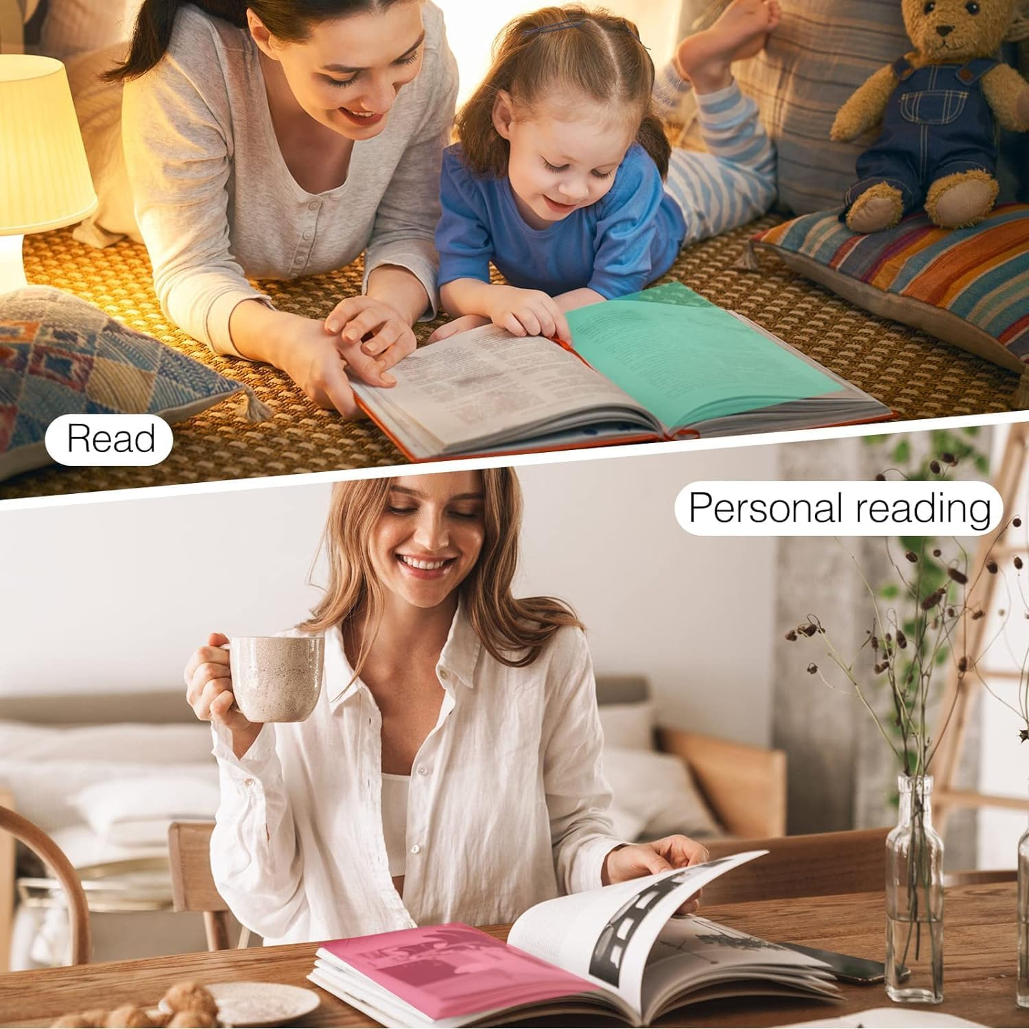 8 Pack Dyslexia Overlays - A4 Colour Overlays for Dyslexia Reading Aids, Irlens Syndrome,And ADHD and Visual Stress Specialists image number 2