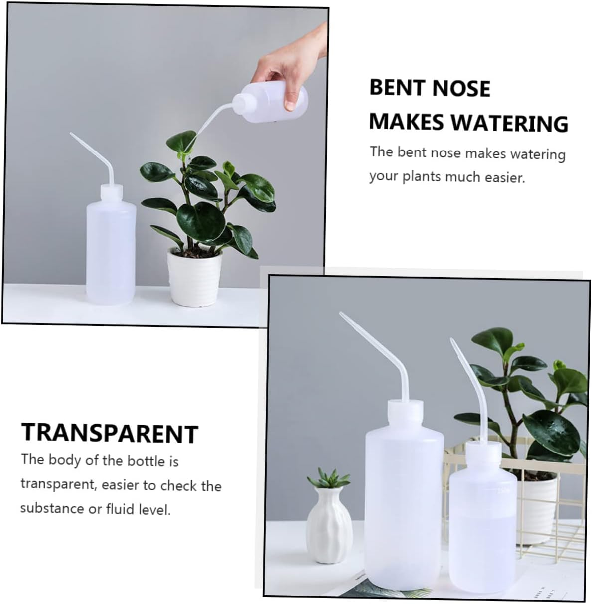 SUPVOX 20Pcs Plastic Squeeze Bottle for Gardening Succulent Watering Can Convenient Wash Bottle for Daily Use image number 5