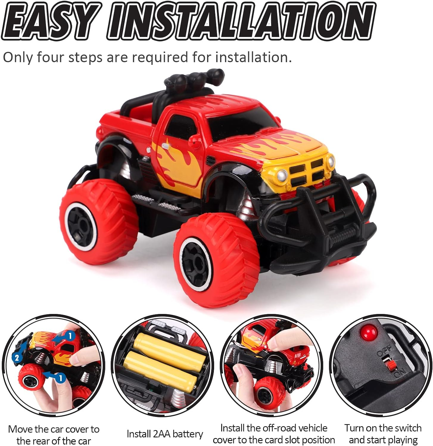 REMOKING Car Toys for Boys Girls Age 3-8,1:43 Scale Mini Remote Control Car for Kids,Rc Vehicle with Recharged Battery,Children Outdoor Play Game,Toddlers Birthday Gift image number 3