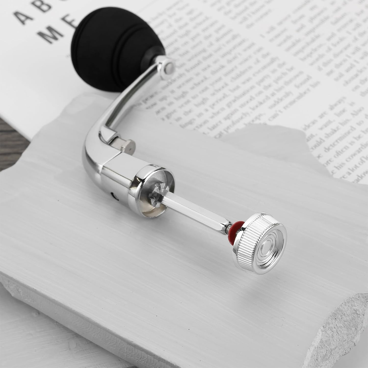 3PCS Fishing Reel Handle Aluminum Alloy with EVA Knob Fishing Spinning Reel Handle for 1000-7000 Series Spinning Reel 3 Size Silver image number 5