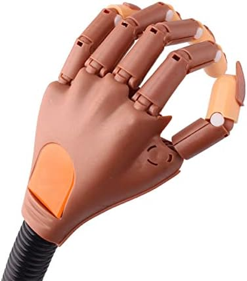 Nail Design Practice Hands, Finger Training, Flexible and Adjustable Hand Training, with 400 Fake Nails image number 4