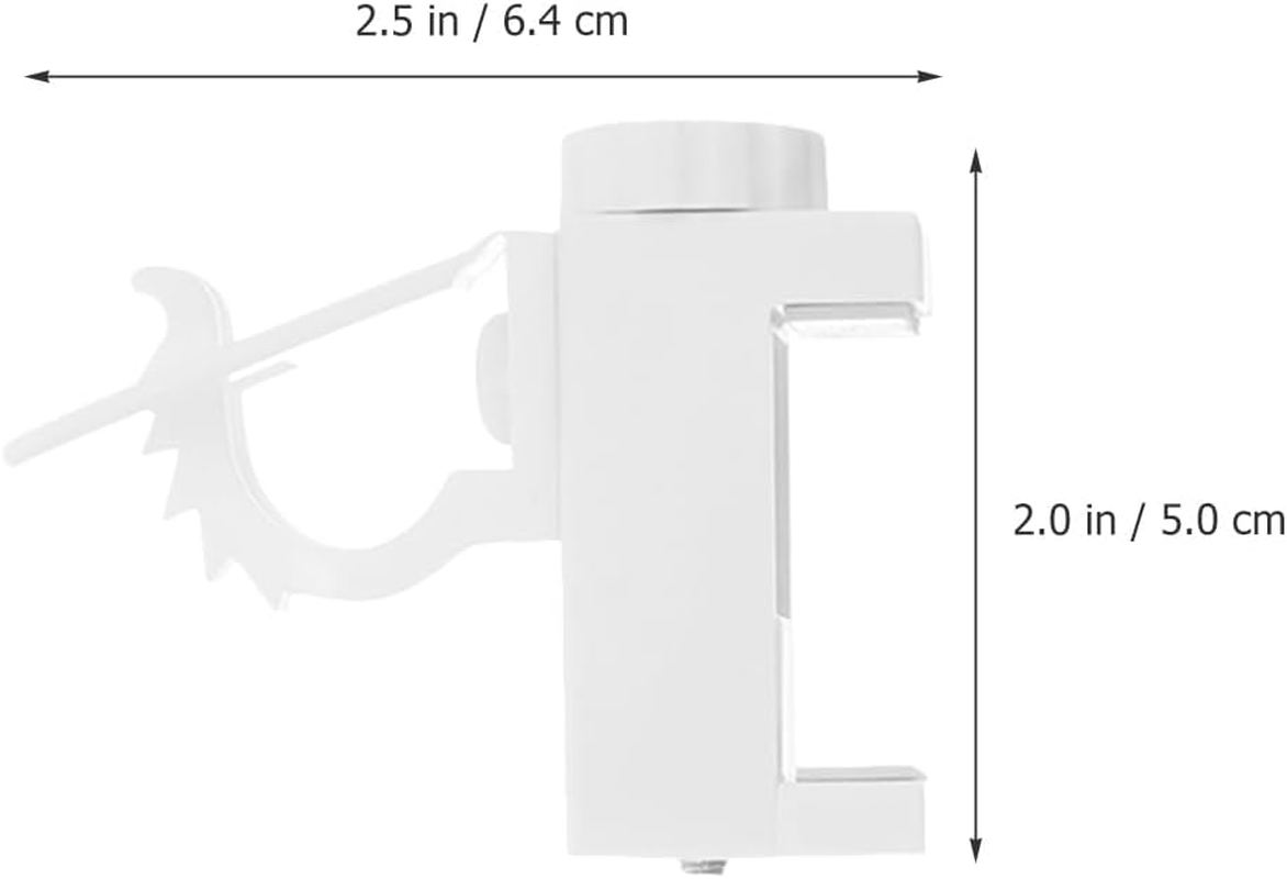 ABOOFAN No Drill Adjustable Curtain Rod Brackets Nail-Free Adhesive Rod Holders for Window Curtains and Towel Rods Easy Installation Rust Resistant Plastic image number 5