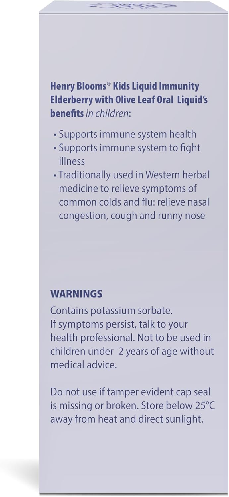 Henry Blooms Infant Liquid Probiotic Immunity 45 Ml image number 2