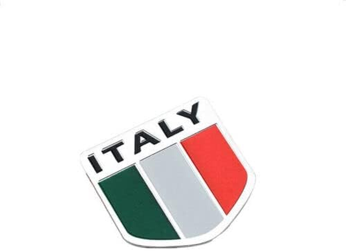 AIMALL Flag of Australia Germany Aluminium Car Emblem Badge Decal Sticker 5X5Cm (1.97X1.97In) &ndash; Weather-Resistant Vehicle Sticker, Durable Aluminium Alloy