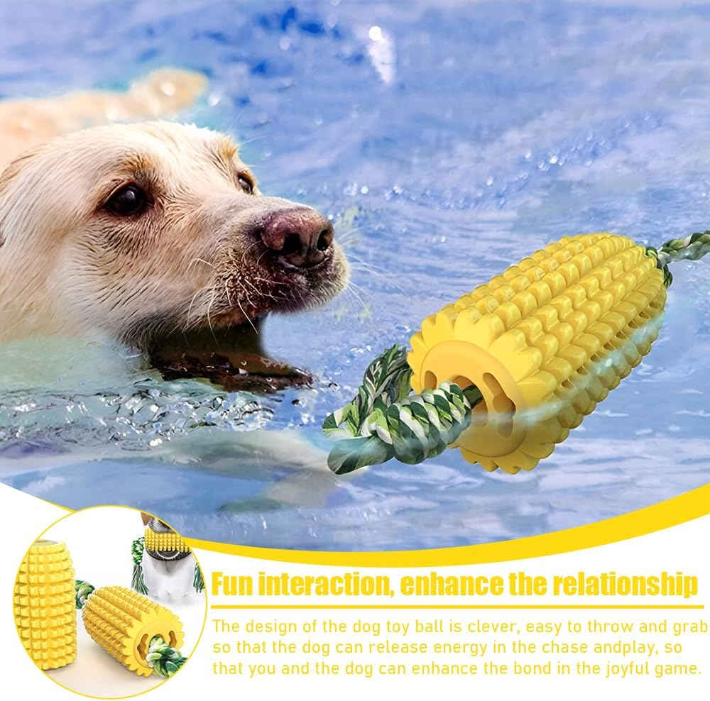 Dog Chew Toys, Almost Indestructible Dog Toothbrush, Interactive Corn Toys, Puppy Teeth Chew Toy, Dog Toys Corn Stick, Suitable for Small Medium Dog image number 6