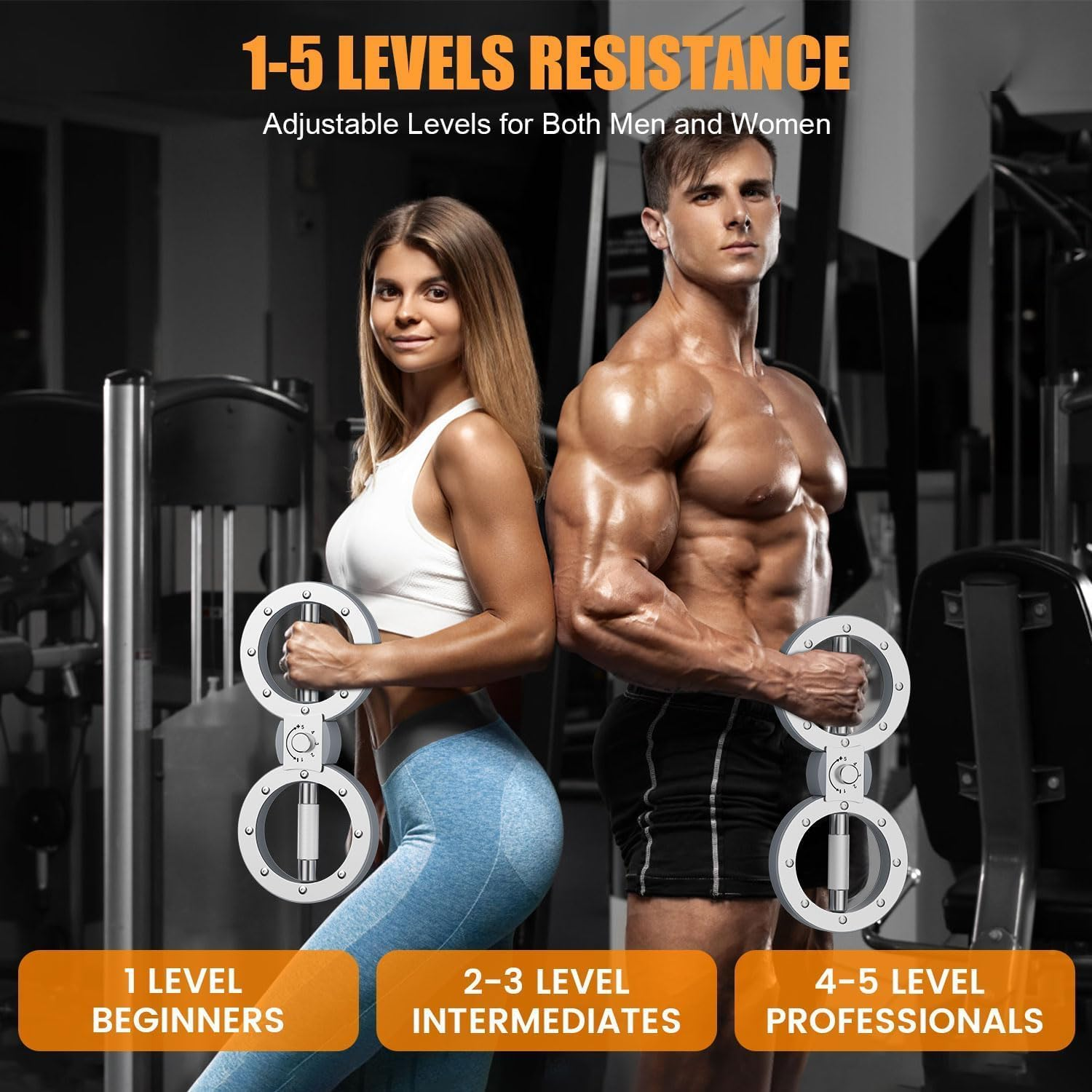 Twister Arm Exerciser - Arm Exercise Equipment with 12LB Adjustable Resistance,Forearm Strength Trainer for Men&Women with 360 Degree Rotator image number 6