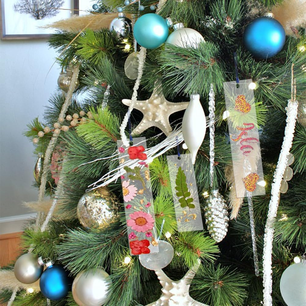 12Pcs Bookmark Mold with Tassels, Betterjonny 2 Sizes Silicone Rectangle Mold with 100Pcs Colorful Tassels DIY Resin Bookmark Molds for Jewelry Craft Key Chain image number 5