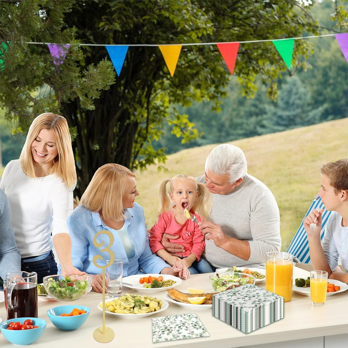 NILLOS Wood Table Numbers, 20 PCS Numbers Wood Wedding Table 1 to 20 with Sturdy Holder Base for Birthday Party, Banquet, Home Decoration (Height 35 Cm/13.77 In)