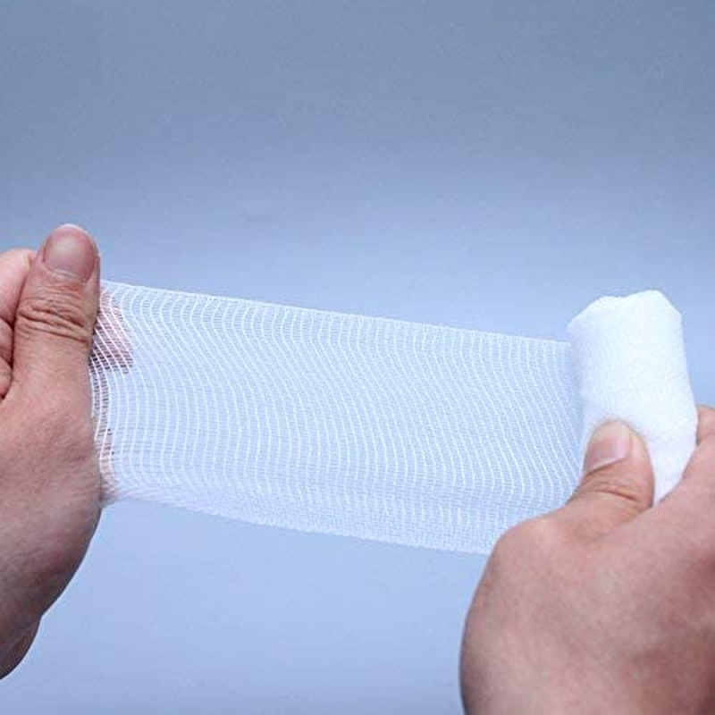 Gauze Bandage Rolls Elastic Stretch Medical Self-Adherent Pressure Wrap First Aid Conforming Tape, 36Pcs, 7.5Cm*4.5M