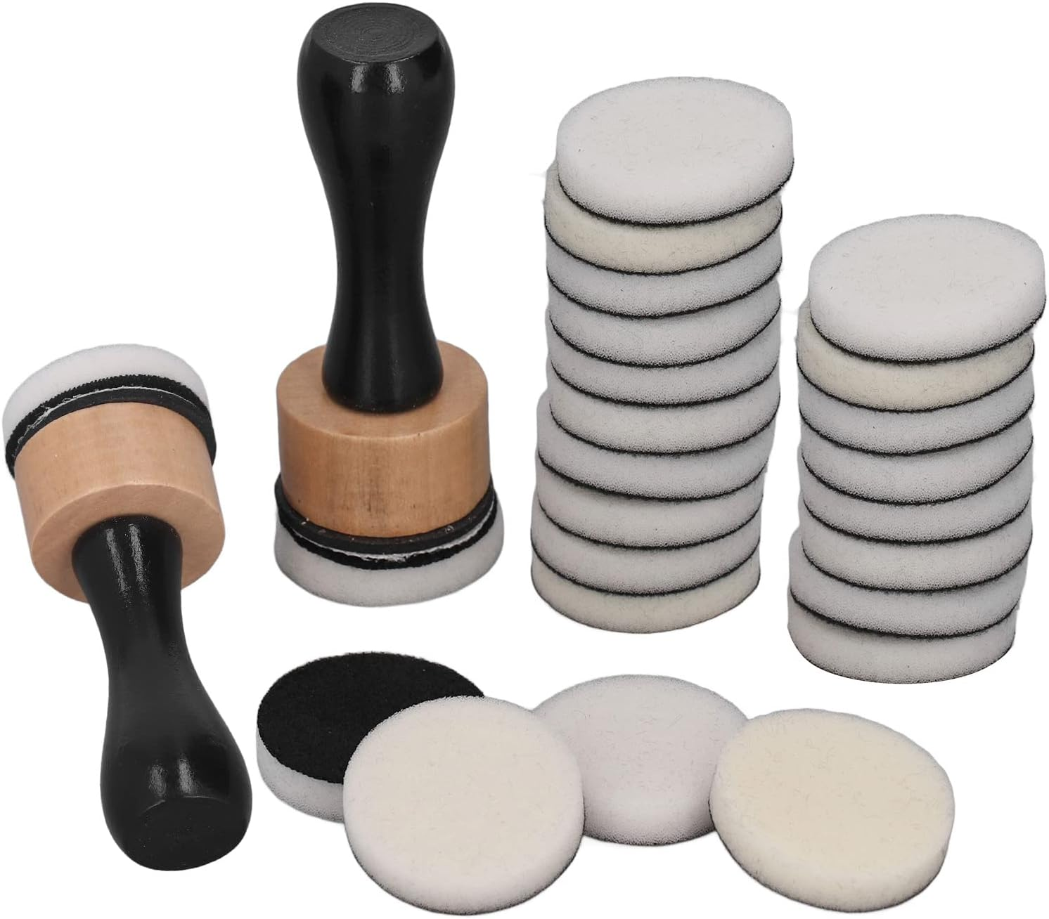 Ink Blending Tool, Wooden Handle Ink Paints Mixing Blending Tool DIY Crafts Painting Tools for Scrapbooking image number 2