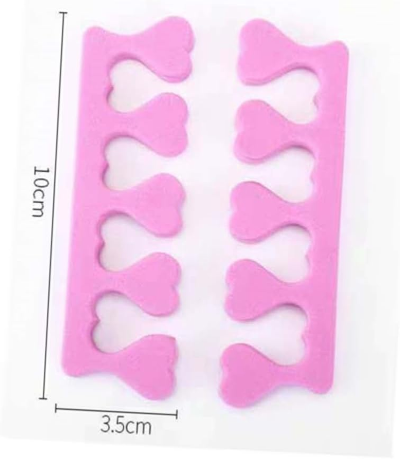 NOLITOY 36Pcs Manicure Finger Divider Toe Splint Nail Tools Accessories Creative Nail Art Separator Sponge Beauty Salon Supplies