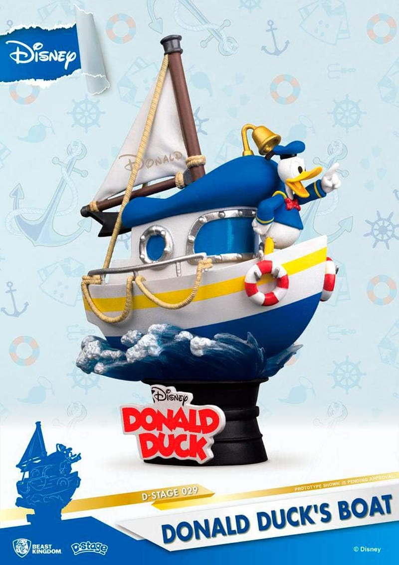 Beast Kingdom DS-019 D Select Donald Ducks Boat Figure image number 1