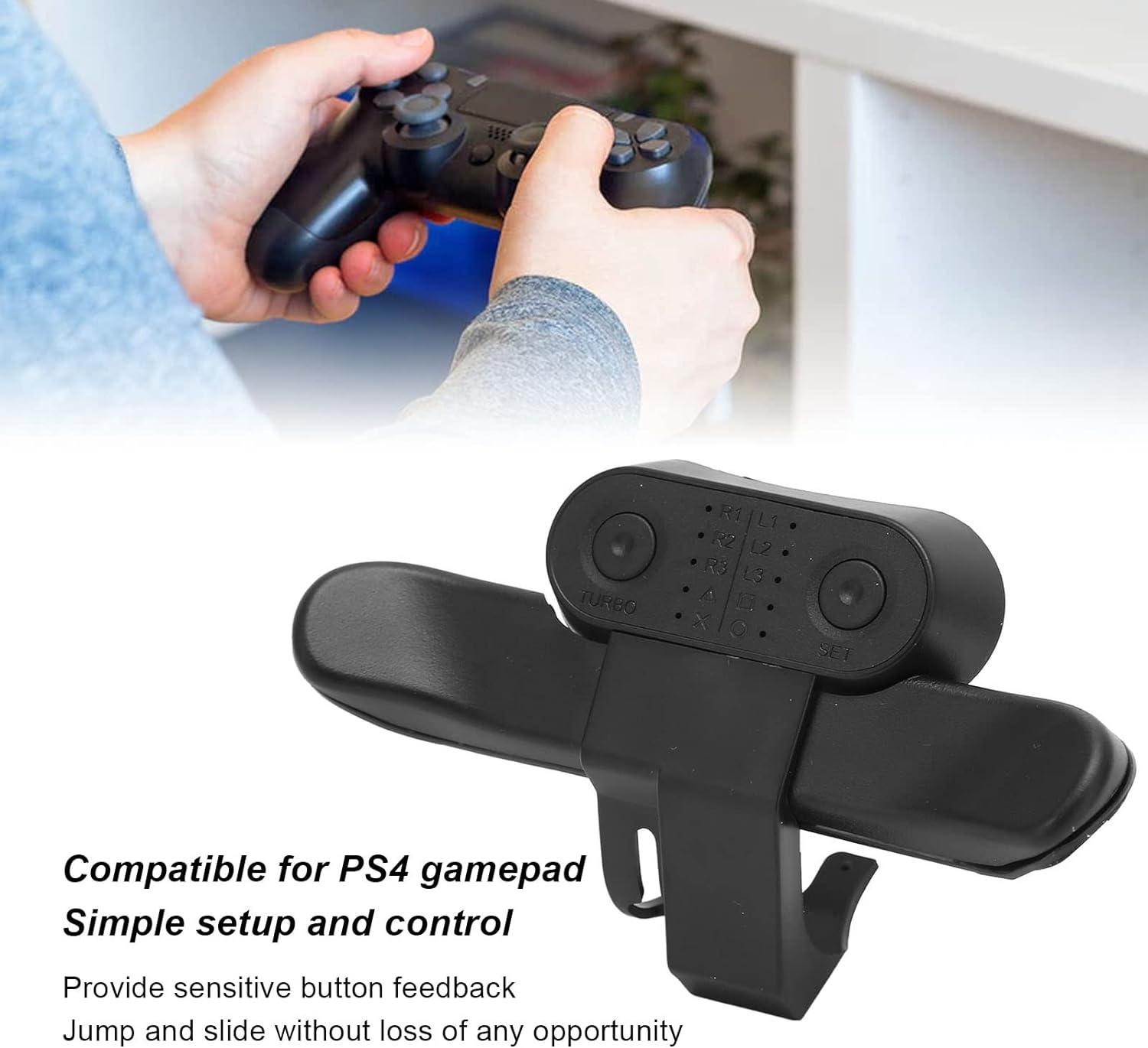 Dpofirs Game Controller Paddles, USB, 10 Function Keys, Compatible, Game Accessory image number 5