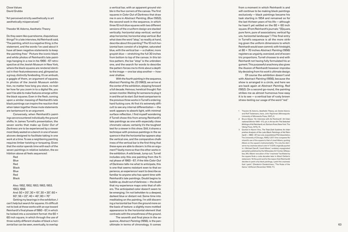 AD Reinhardt: Color Out of Darkness: Curated by James Turrell image number 3