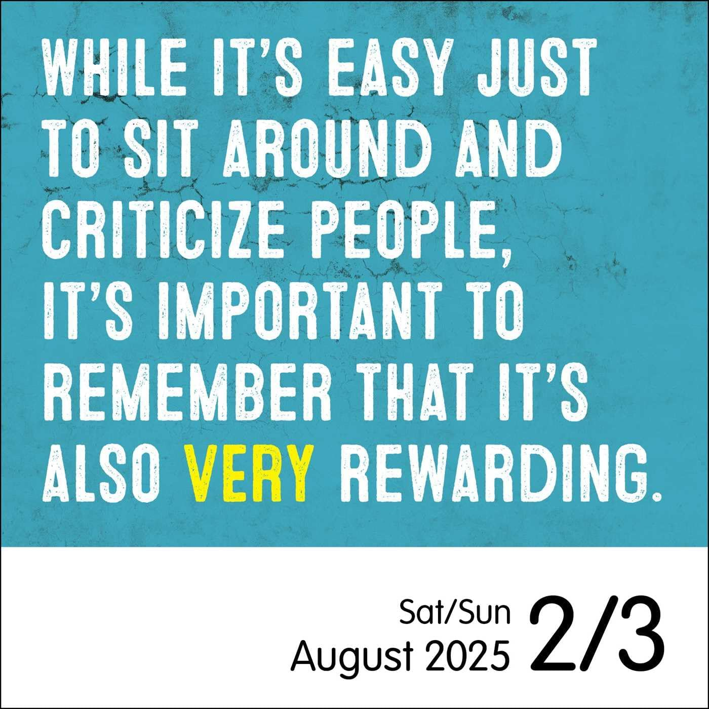 Unspirational 2025 Day-To-Day Calendar: All I Want to Do Is Sleep and Pet Dogs