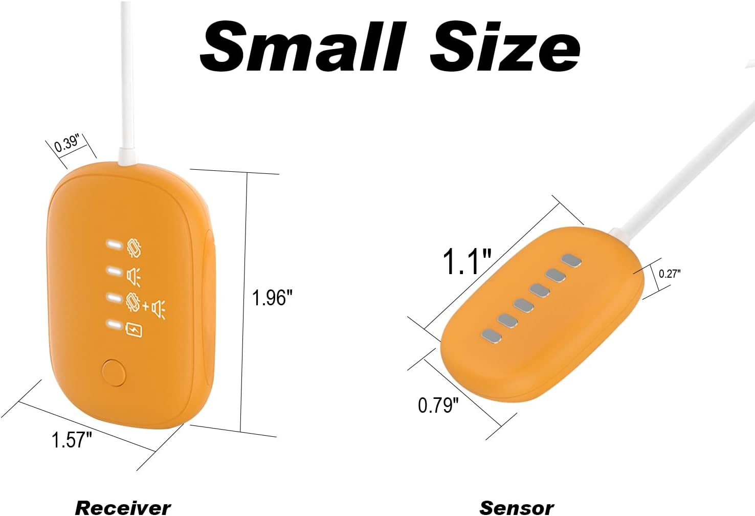 Bed Wetting Alarm for Boys and Girls, USB Rechargeable Wireless Urinal Alarm, Potty Alarm with Sounds and Vibration, Bedwetting Sensor for Kids image number 2