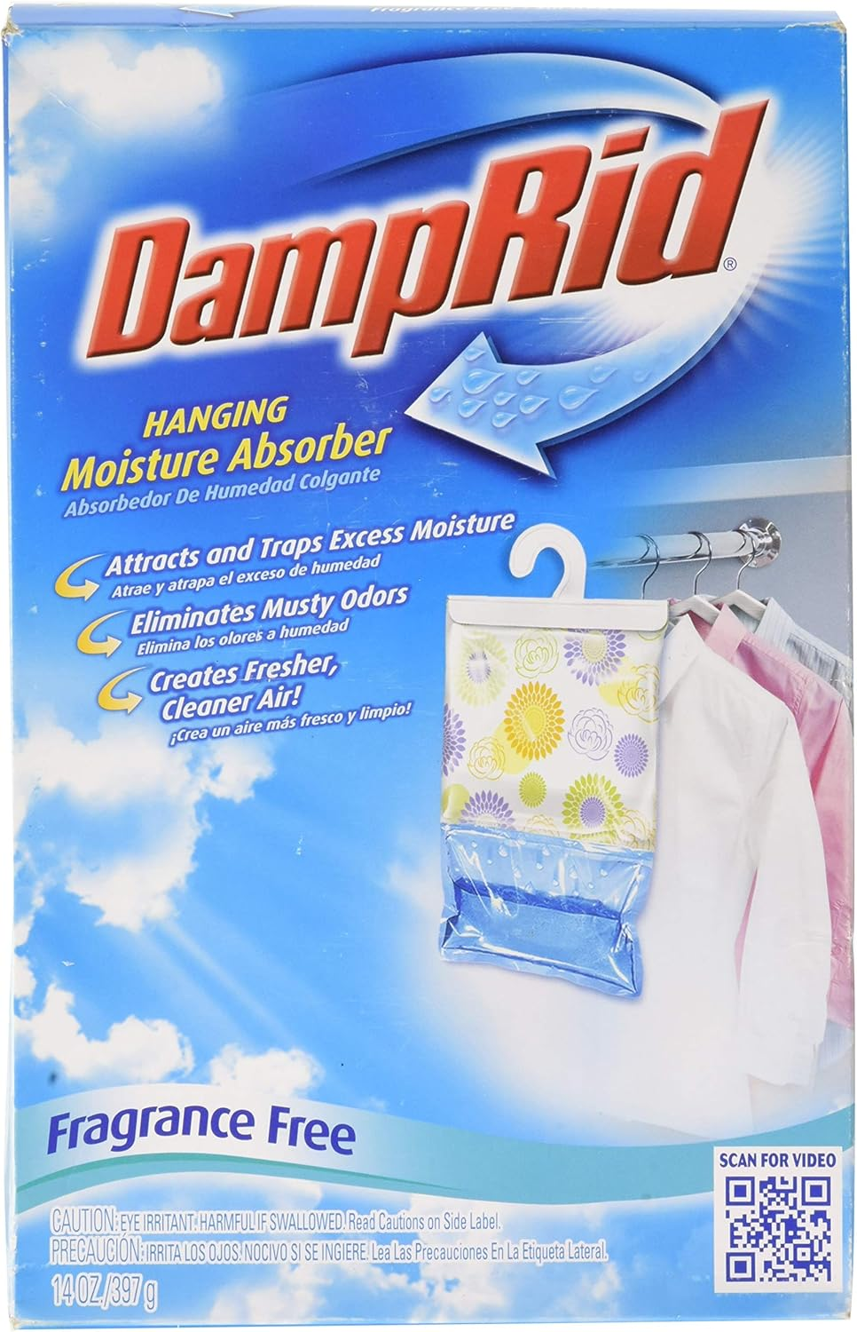 Damp Rid FG80FF Fragrance Free Hanging Moisture Absorber image number 1
