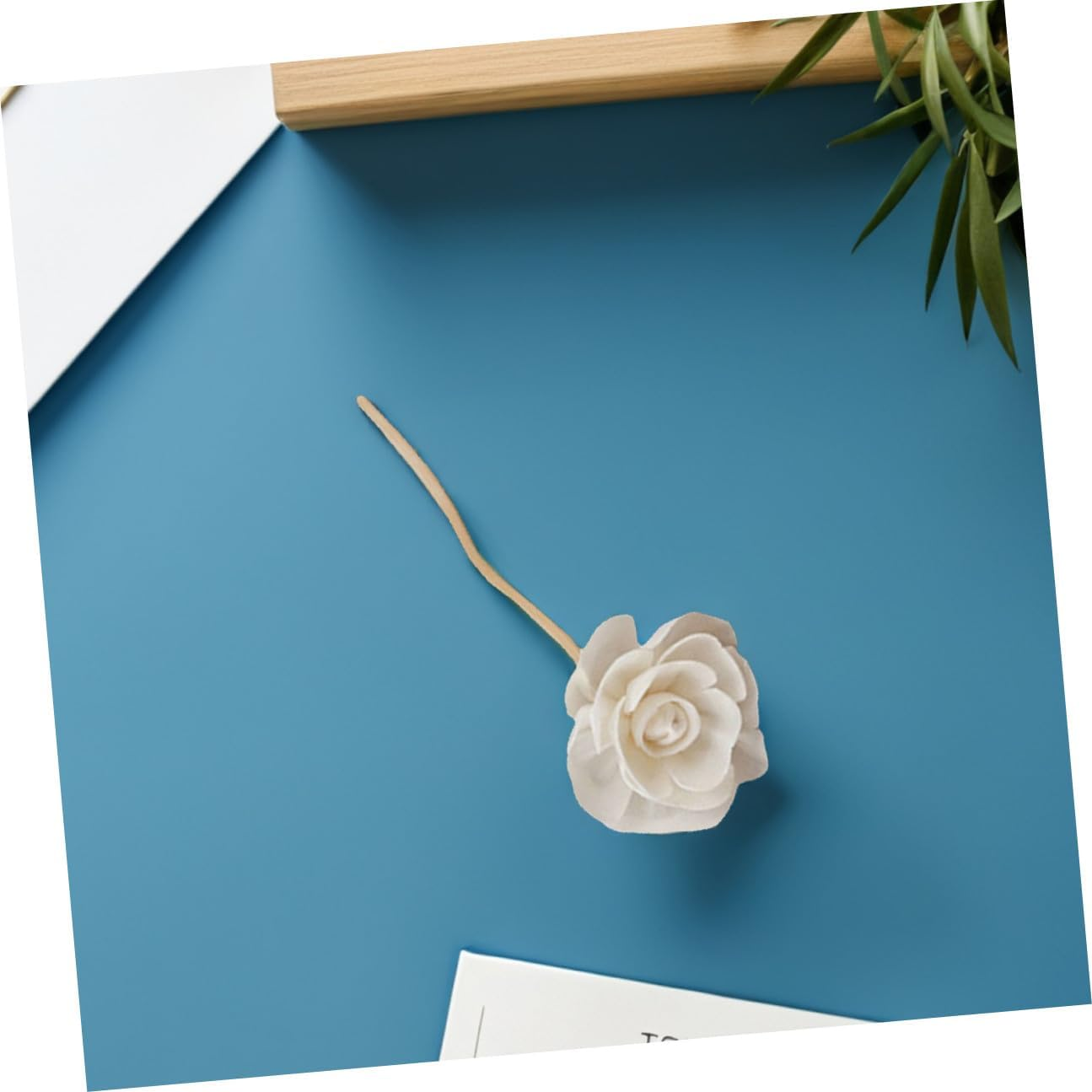 5Pcs Rattan Reed Diffuser Refill Sticks Rose Simulation Flower Dried Aromatherapy Accessories for Household Decoration image number 5