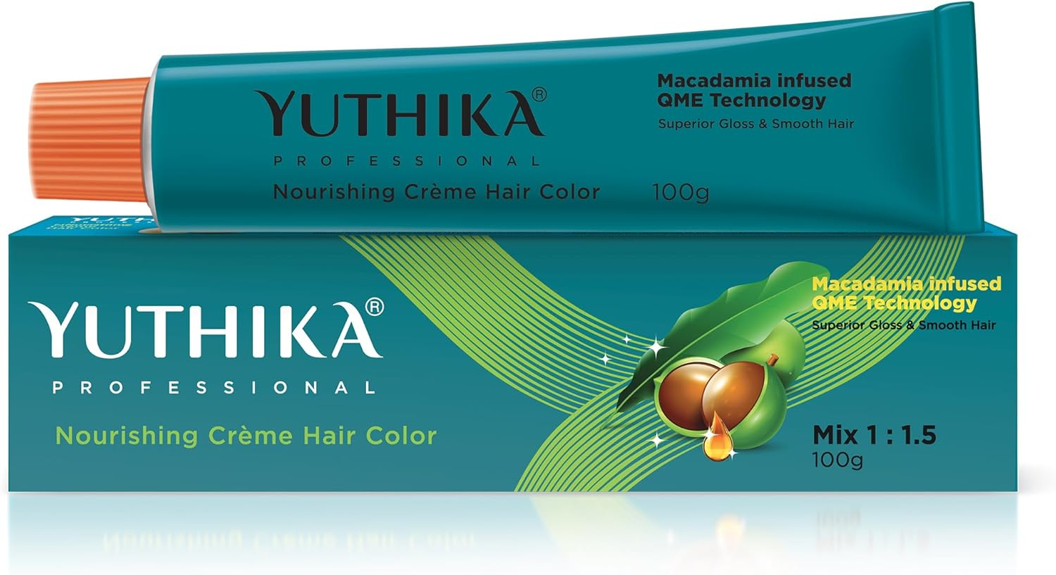 Yutika Professional Creme Hair Color 100Gm Light Beige Blonde 8.13