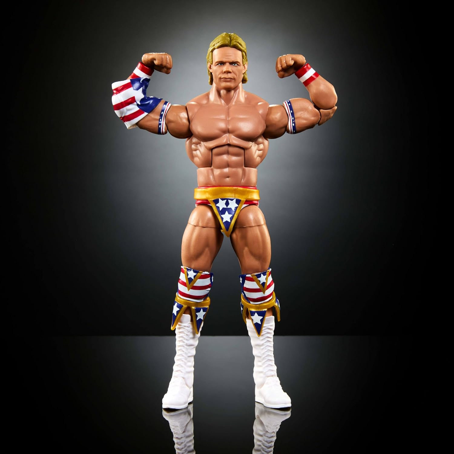 Mattel WWE Elite Collection Action Figure Summerslam Lex Luger with Accessory and Referee Build-A-Figure Parts image number 2