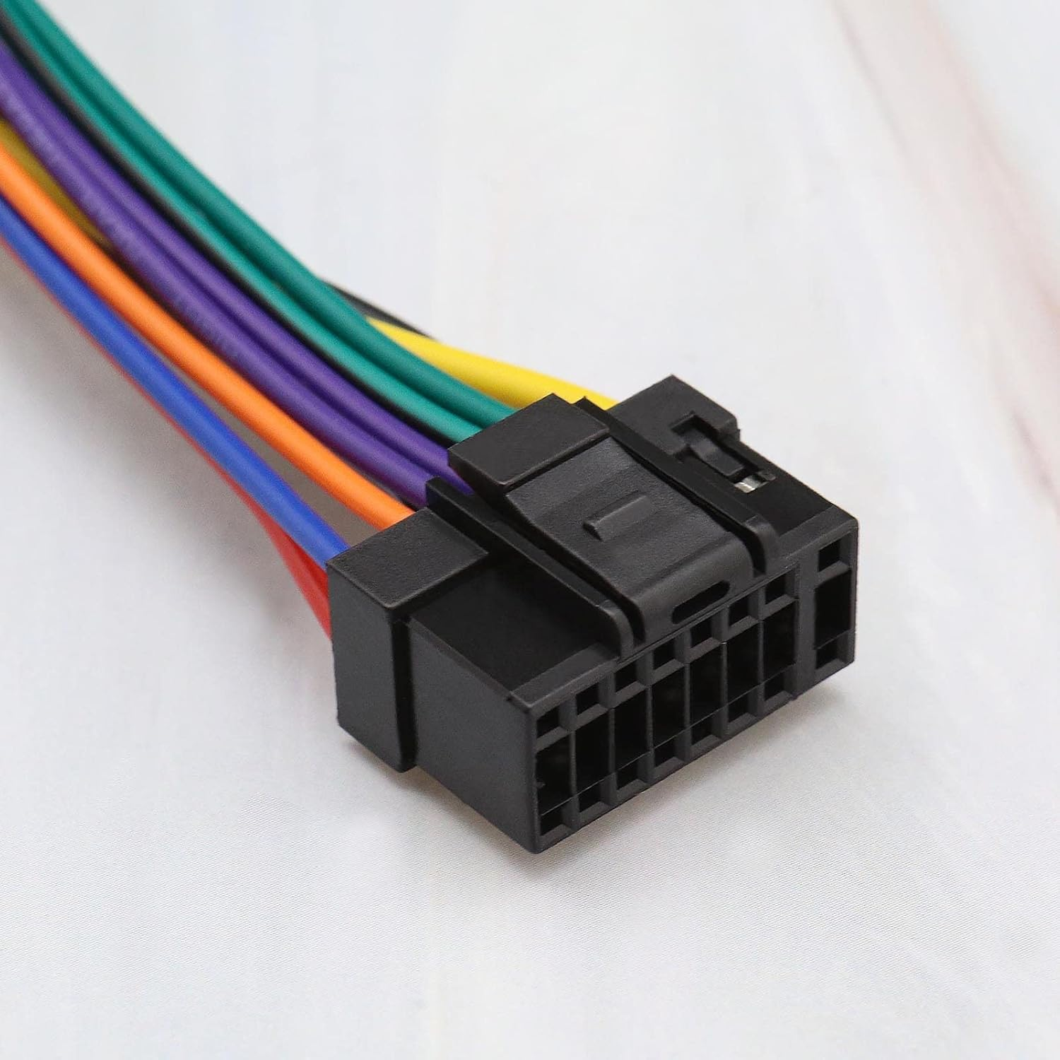 Ecsing Car Stereo Radio Wiring Harness Connector Adaptor 16Pin Port to Mini Iso 8Pin Plug Cable Compatible with Alpine Audio image number 6