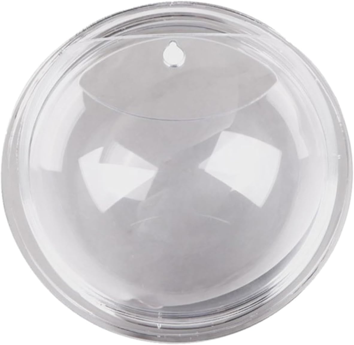 GANAZONO Wall-Mounted Acrylic Fish Bowl Planter Clear Hanging Plant Pot Decorative Tank for Home Decor Modern Hydroponic Container for Weddings and Parties image number 5