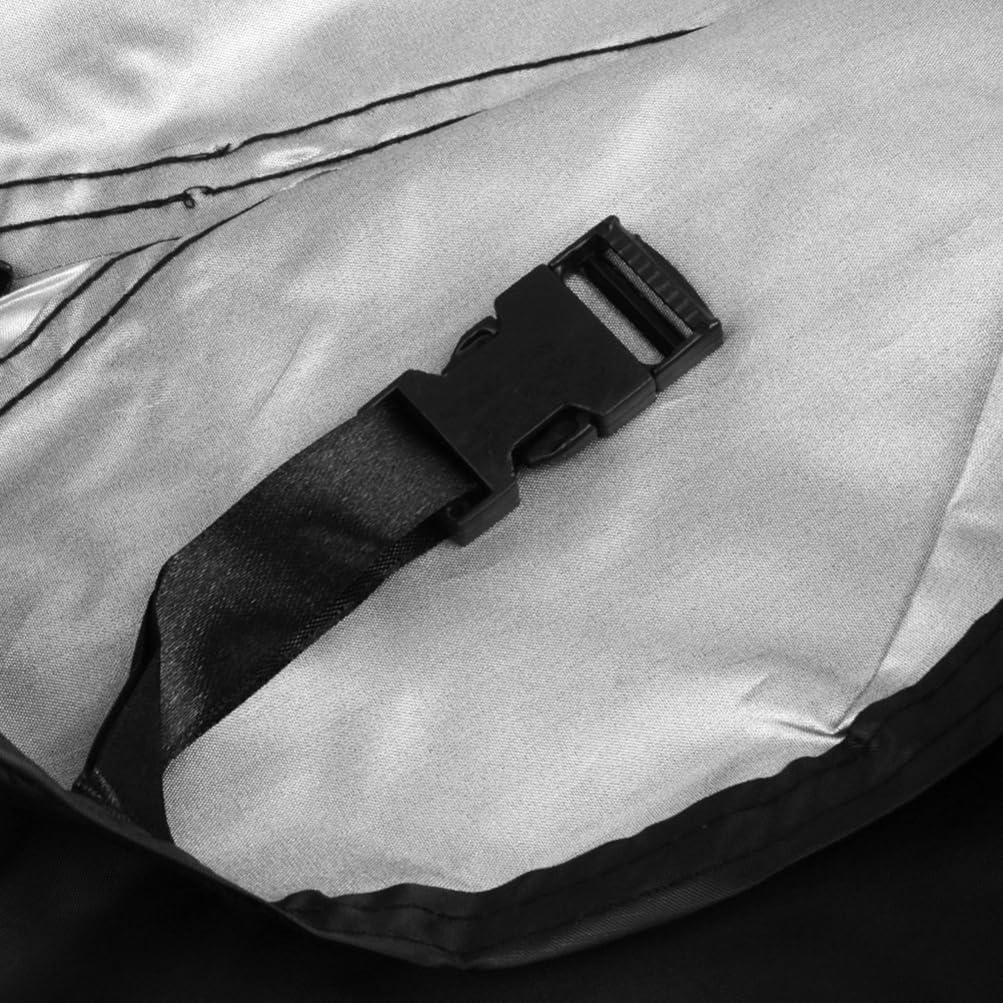 ULTECHNOVO XL Waterproof Car Half Cover 132 Inch Sunshade Rain Cover Shield Front Window Protector for Convertible Weatherproof Car Shield image number 6