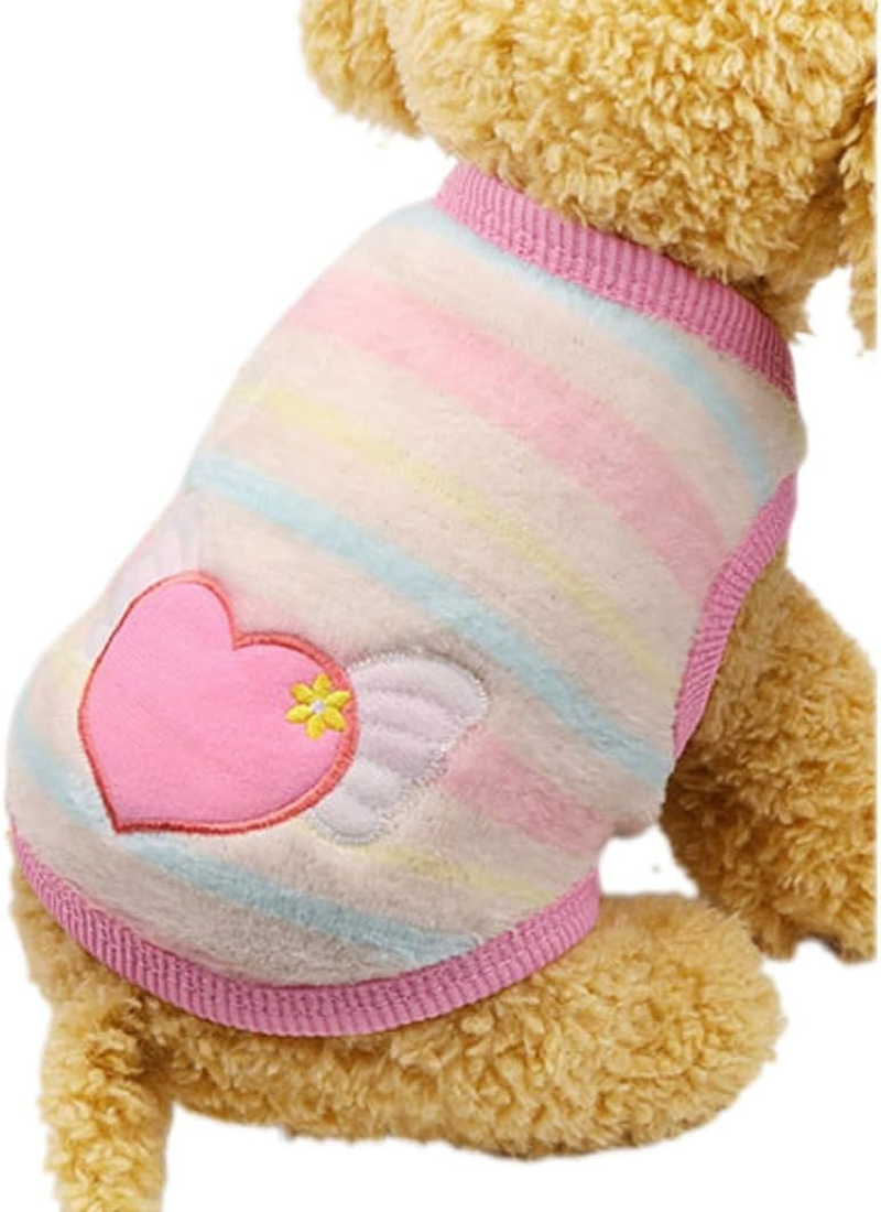 Dog Clothes - Soft Touch to Protect from the Cold - Simple Installation - Open Bottom (Pink, XXS) image number 1