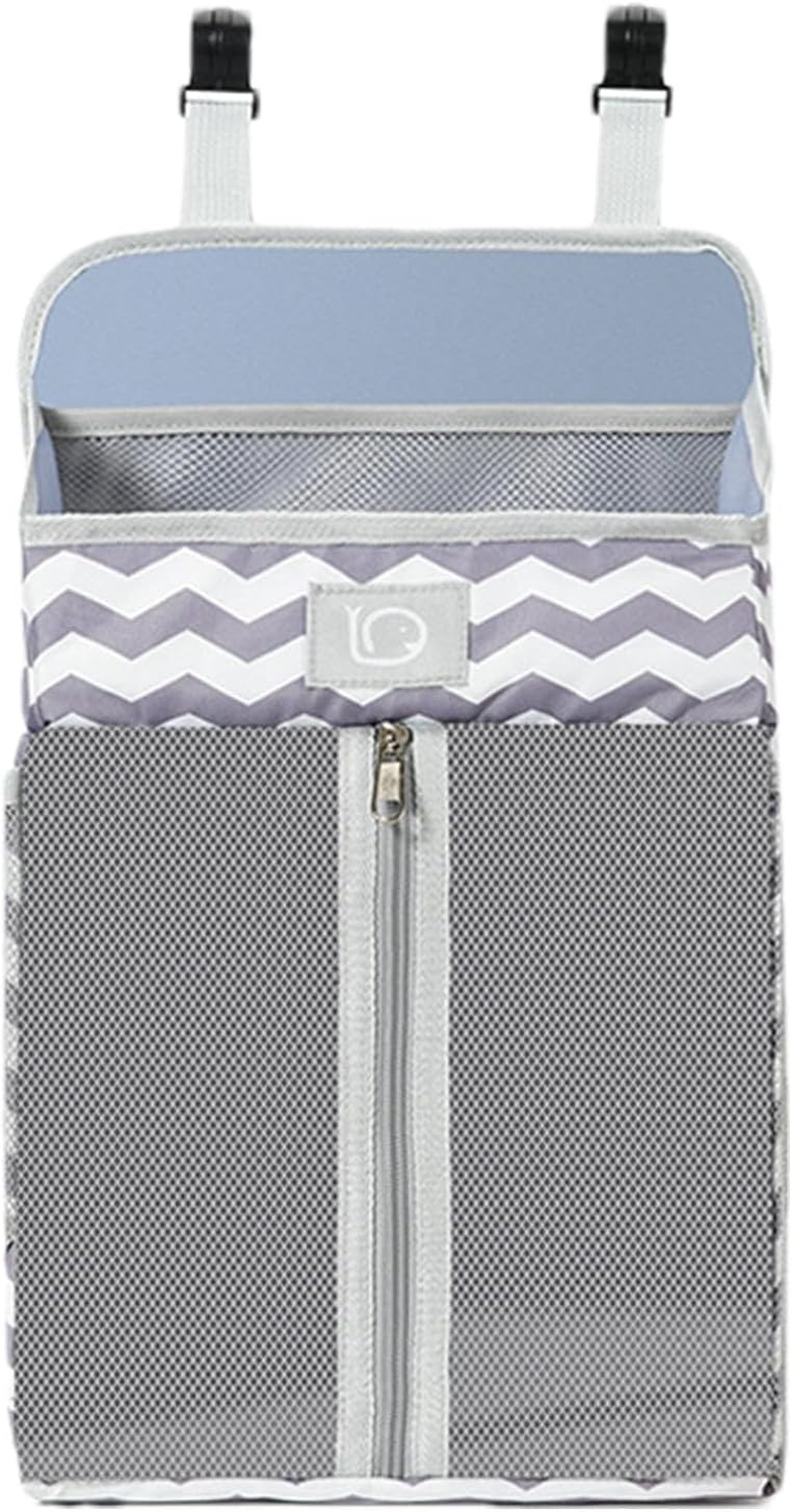 Hanging Nappy Stand - Nappy Stacker for Hanging Babies, Hanging the Nappy Caddy Organiser for the Changing Table | Nursery Organiser for Cribs, Hanging Nappy Organiser for Baby image number 4