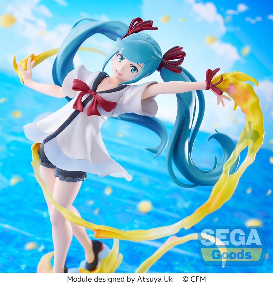 Sega Hatsune Miku: Project Diva Mega 39'S Figurizm Hatsune Miku (Shiny T.R. Ver.) PVC Figure image number 5