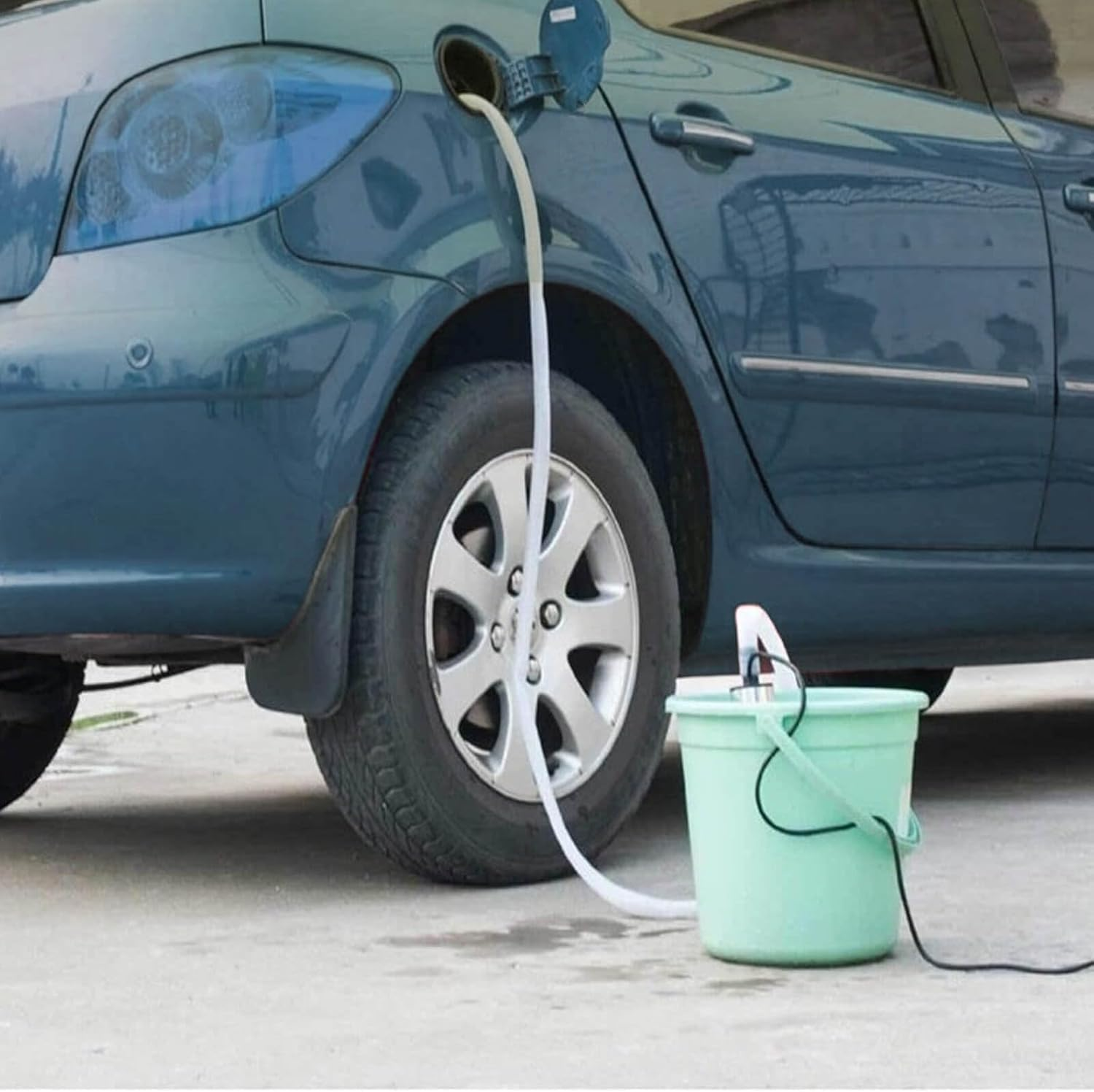 12V Fuel Transfer Pump, Mini Portable Stainless Steel On/Off Switch Oil Diesel Fuel Transfer Water Pump 12V 40Mm image number 6