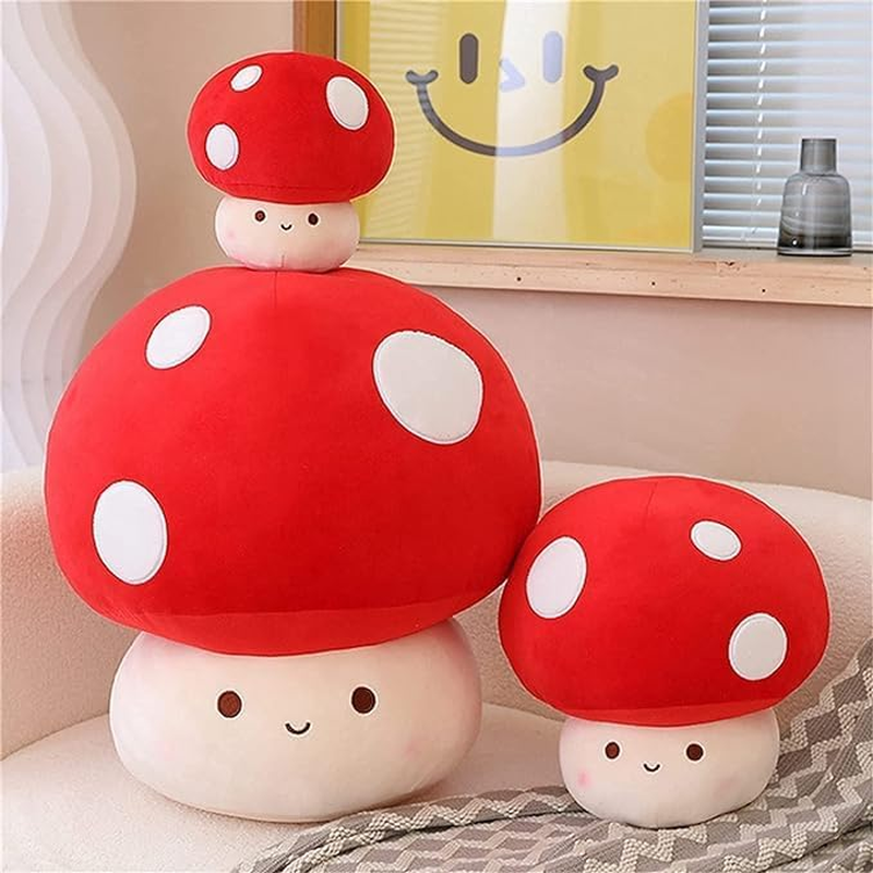 Mushroom Stuffed Pillow Room Decor for Kids Adult (001) image number 5