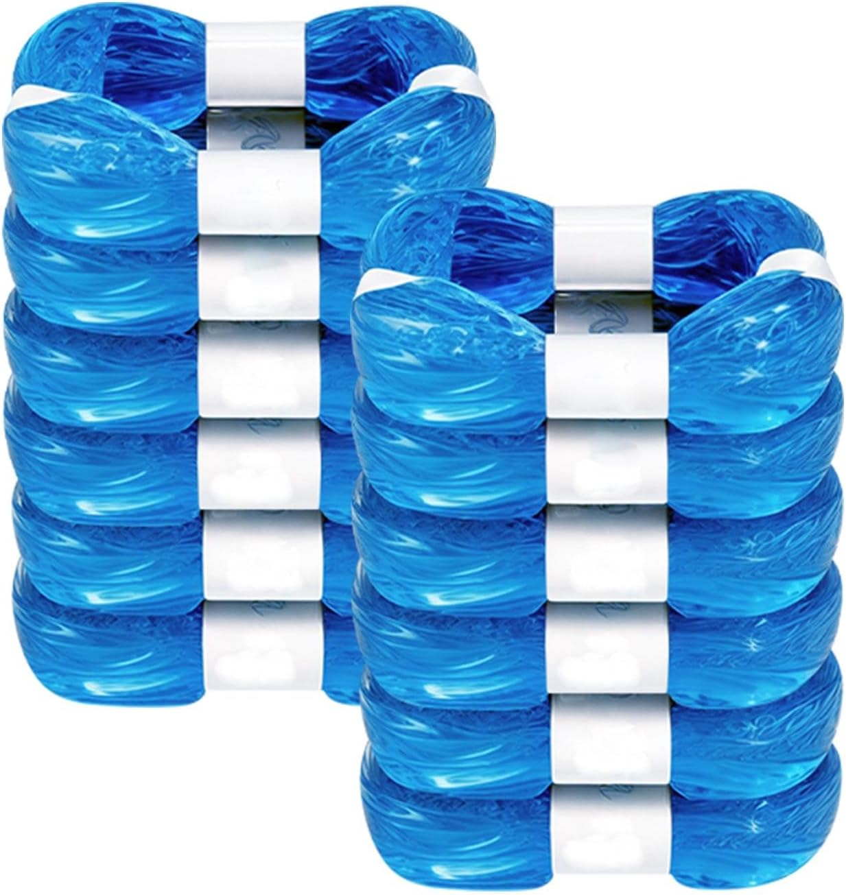 12 Pack Nappy Bin Refill Bags,4.5M Odour-Proof Nappy Bin Refil-L Cassettes,Diaper Pail Refills Bags Compatible with Angelcare/Tomme-E Tippe-E Sangenic and Platex Diaper Genie Diaper Pail, Blue image number 6