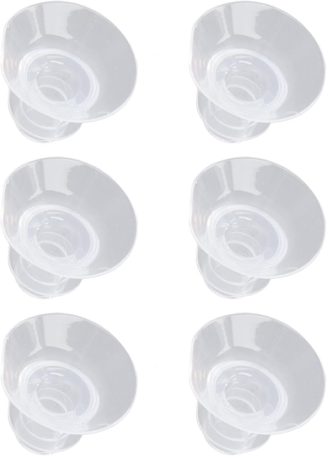 Pump Flange Inserts, Portable 6Pcs Hands Flange Inserts Wearable Lightweight Spectra 24Mm Shields Flanges Breast Pump Flange Insert for Home Use (13MM)