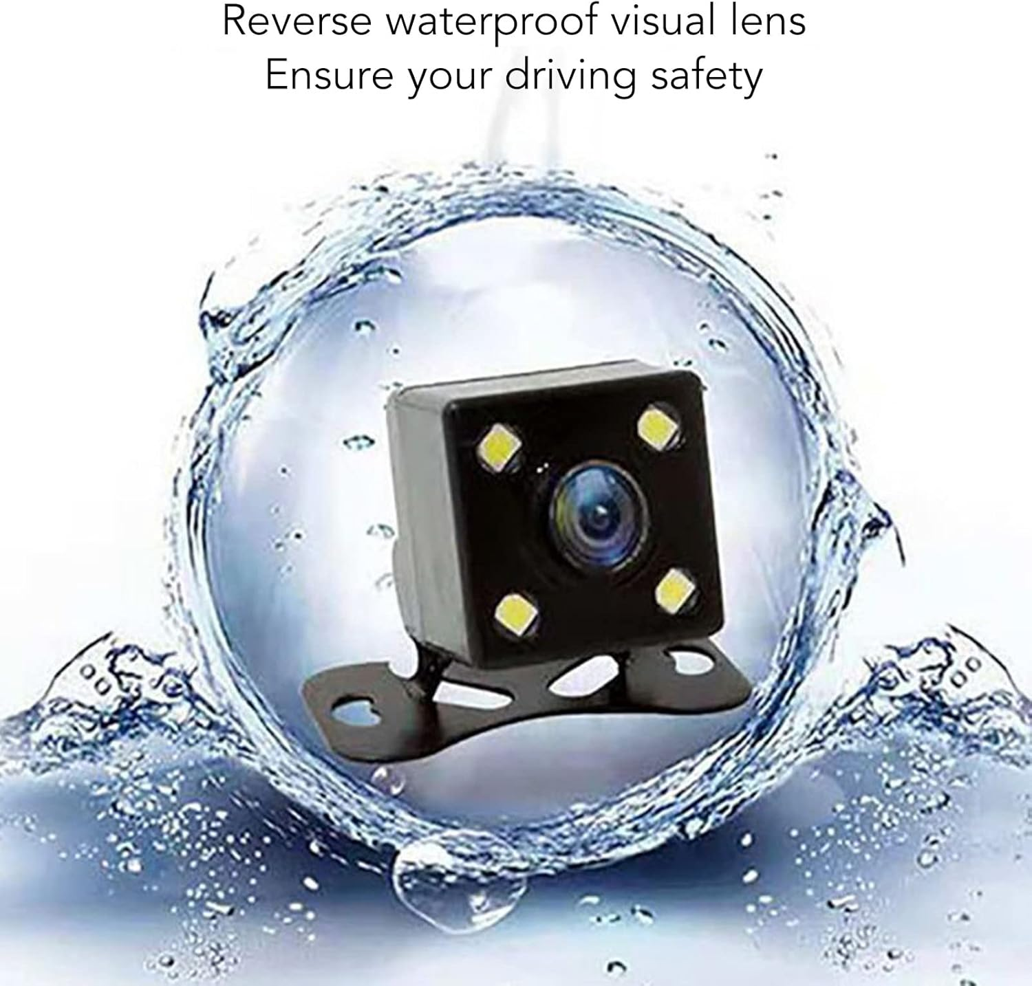 Dual Channel Dash Cam 1080P HD Video Recorder with Intelligent Motion Detection, Recording for Front and Rear, Waterproof Visual Lens (A6)